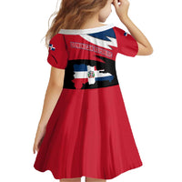 Dominican Republic Flag Family Matching Off Shoulder Maxi Dress and Hawaiian Shirt with Map National Coat of Arms Island Silhouette - Wonder Print Shop