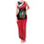 Dominican Republic Flag Family Matching Tank Maxi Dress and Hawaiian Shirt with Map National Coat of Arms Island Silhouette - Wonder Print Shop