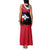 Dominican Republic Flag Family Matching Tank Maxi Dress and Hawaiian Shirt with Map National Coat of Arms Island Silhouette - Wonder Print Shop