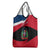 Dominican Republic Flag Grocery Bag with Map National Coat of Arms Island Silhouette - Wonder Print Shop