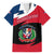 Dominican Republic Flag Hawaiian Shirt with Map National Coat of Arms Island Silhouette - Wonder Print Shop