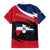 Dominican Republic Flag Hawaiian Shirt with Map National Coat of Arms Island Silhouette - Wonder Print Shop