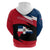 Dominican Republic Flag Hoodie with Map National Coat of Arms Island Silhouette - Wonder Print Shop