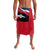 Dominican Republic Flag Lavalava with Map National Coat of Arms Island Silhouette - Wonder Print Shop