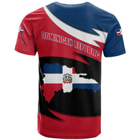 Dominican Republic Flag T Shirt with Map National Coat of Arms Island Silhouette - Wonder Print Shop