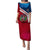 Dominican Republic Flag Puletasi with Map National Coat of Arms Island Silhouette - Wonder Print Shop