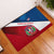 Dominican Republic Flag Rubber Doormat with Map National Coat of Arms Island Silhouette - Wonder Print Shop