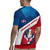 Dominican Republic Flag Rugby Jersey with Map National Coat of Arms Island Silhouette - Wonder Print Shop