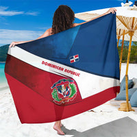 Dominican Republic Flag Sarong with Map National Coat of Arms Island Silhouette - Wonder Print Shop