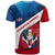 Dominican Republic Flag T Shirt with Map National Coat of Arms Island Silhouette - Wonder Print Shop