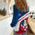 Dominican Republic Flag Women Casual Shirt with Map National Coat of Arms Island Silhouette - Wonder Print Shop