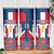 Dominican Republic Flag Skinny Tumbler with Cross and Floral Design Red Blue Pattern - Wonder Print Shop