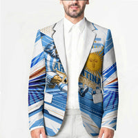 Personalized Argentina Football Champions Blazer Sun Of May Lion Mascot - Style of King