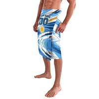 Personalized Argentina Football Champions Lavalava Sun Of May Lion Mascot - Style of King