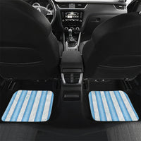 Personalized Argentina Football Fan Car Mats Sun Of May - Albiceleste Stripes Argentina Flag