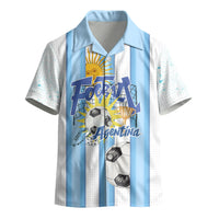 Personalized Argentina Football Fan Kid Hawaiian Shirt Sun Of May - Albiceleste Stripes Argentina Flag