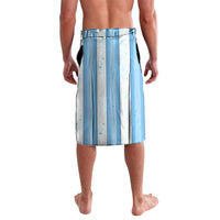 Personalized Argentina Football Fan Lavalava Sun Of May - Albiceleste Stripes Argentina Flag