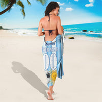 Personalized Argentina Football Fan Sarong Sun Of May - Albiceleste Stripes Argentina Flag