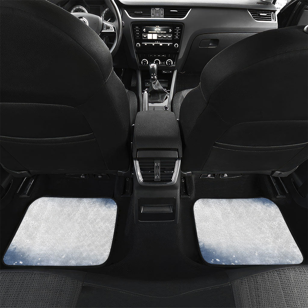 Personalized Croatia Football Eagle Mascot Car Mats Checkerboard Pattern - Accent Splatters