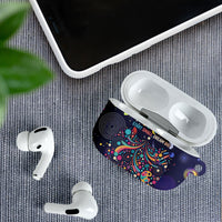 Dot Day Make Your Mark AirPods Case Colorful Celestial Watercolor Circles And Swirling Polka Dots