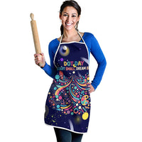 Dot Day Make Your Mark Apron Colorful Celestial Watercolor Circles And Swirling Polka Dots