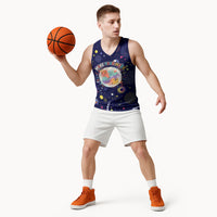Dot Day Make Your Mark Basketball Jersey Colorful Celestial Watercolor Circles And Swirling Polka Dots