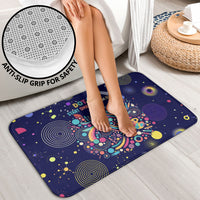 Dot Day Make Your Mark Bathroom Set Colorful Celestial Watercolor Circles And Swirling Polka Dots