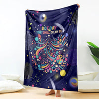 Dot Day Make Your Mark Blanket Colorful Celestial Watercolor Circles And Swirling Polka Dots