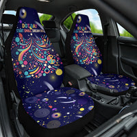 Dot Day Make Your Mark Car Seat Cover Colorful Celestial Watercolor Circles And Swirling Polka Dots