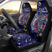 Dot Day Make Your Mark Car Seat Cover Colorful Celestial Watercolor Circles And Swirling Polka Dots