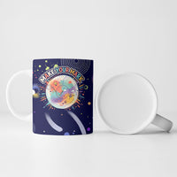 Dot Day Make Your Mark Ceramic Mug Colorful Celestial Watercolor Circles And Swirling Polka Dots