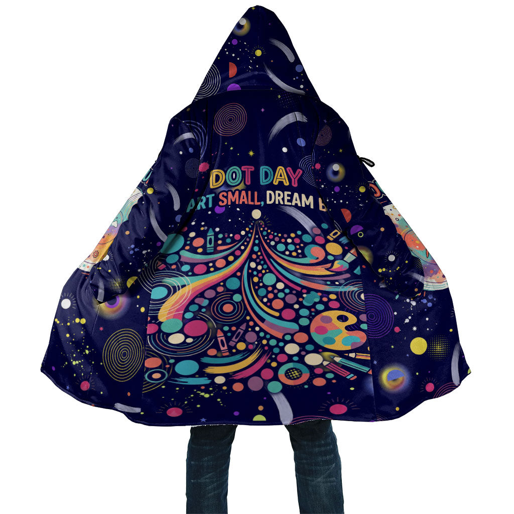 Dot Day Make Your Mark Cloak Colorful Celestial Watercolor Circles And Swirling Polka Dots