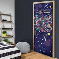 Dot Day Make Your Mark Door Cover Colorful Celestial Watercolor Circles And Swirling Polka Dots