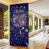 Dot Day Make Your Mark Door Cover Colorful Celestial Watercolor Circles And Swirling Polka Dots