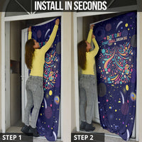 Dot Day Make Your Mark Door Cover Colorful Celestial Watercolor Circles And Swirling Polka Dots
