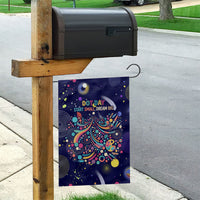 Dot Day Make Your Mark Garden Flag Colorful Celestial Watercolor Circles And Swirling Polka Dots