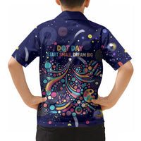 Dot Day Make Your Mark Hawaiian Shirt Colorful Celestial Watercolor Circles And Swirling Polka Dots