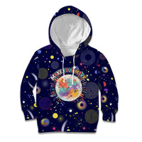 Dot Day Make Your Mark Kid Hoodie Colorful Celestial Watercolor Circles And Swirling Polka Dots