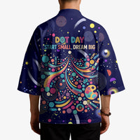 Dot Day Make Your Mark Kimono Colorful Celestial Watercolor Circles And Swirling Polka Dots