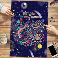 Dot Day Make Your Mark Puzzle Colorful Celestial Watercolor Circles And Swirling Polka Dots