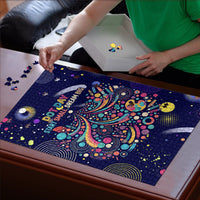 Dot Day Make Your Mark Puzzle Colorful Celestial Watercolor Circles And Swirling Polka Dots