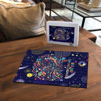 Dot Day Make Your Mark Puzzle Colorful Celestial Watercolor Circles And Swirling Polka Dots