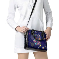 Dot Day Make Your Mark Shoulder Handbag Colorful Celestial Watercolor Circles And Swirling Polka Dots