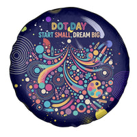 Dot Day Make Your Mark Spare Tire Cover Colorful Celestial Watercolor Circles And Swirling Polka Dots