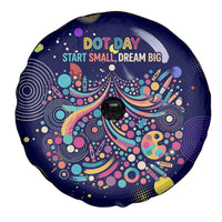 Dot Day Make Your Mark Spare Tire Cover Colorful Celestial Watercolor Circles And Swirling Polka Dots