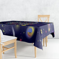 Dot Day Make Your Mark Tablecloth Colorful Celestial Watercolor Circles And Swirling Polka Dots