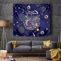 Dot Day Make Your Mark Tapestry Colorful Celestial Watercolor Circles And Swirling Polka Dots