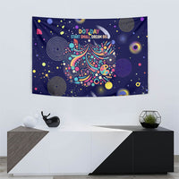 Dot Day Make Your Mark Tapestry Colorful Celestial Watercolor Circles And Swirling Polka Dots