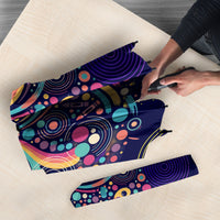 Dot Day Make Your Mark Umbrella Colorful Celestial Watercolor Circles And Swirling Polka Dots