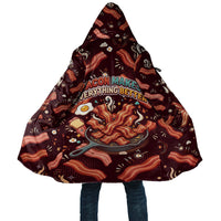 International Bacon Day Cloak Retro Bacon Pattern With Sizzling Skillet Graphic